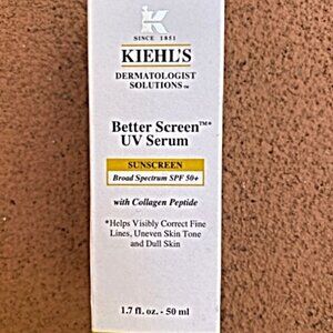 Kiehl's Better Screen UV Serum Sunscreen SPF 50+ 1.7 Oz 50 mL Full-Size 08/2026